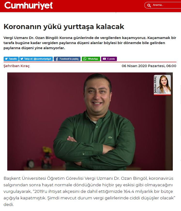 Korananın yükü yurttaşa kalacak